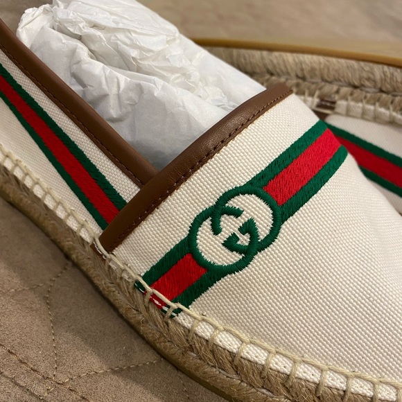 ✅ SOLD ✅ 100% Authentic NEVER WORN / Gucci espadrilles size 6 - Picture 1 of 6